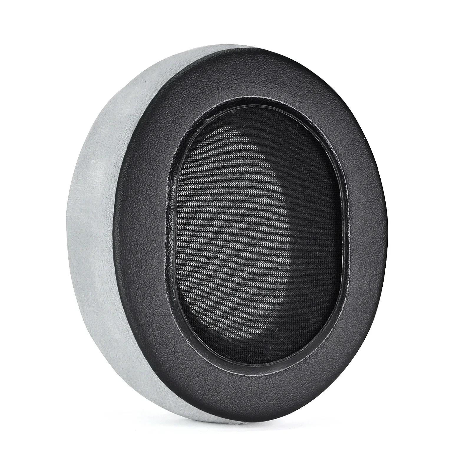 

New Arrivals Replacement Memory sponge Grey frosted cloth Ear pad For Audio technica MSR7NC MSR7 headset very comfortable ，