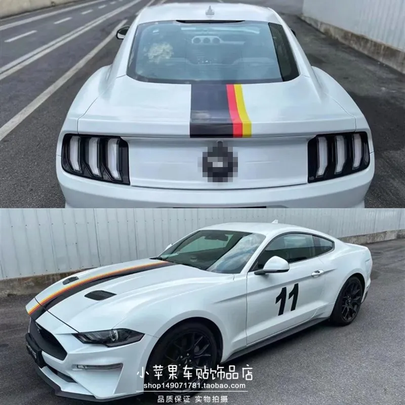 

New custom car sticker car decal Vinyl sports fashion dedicated full body roof tail hood film FOR Ford Mustang