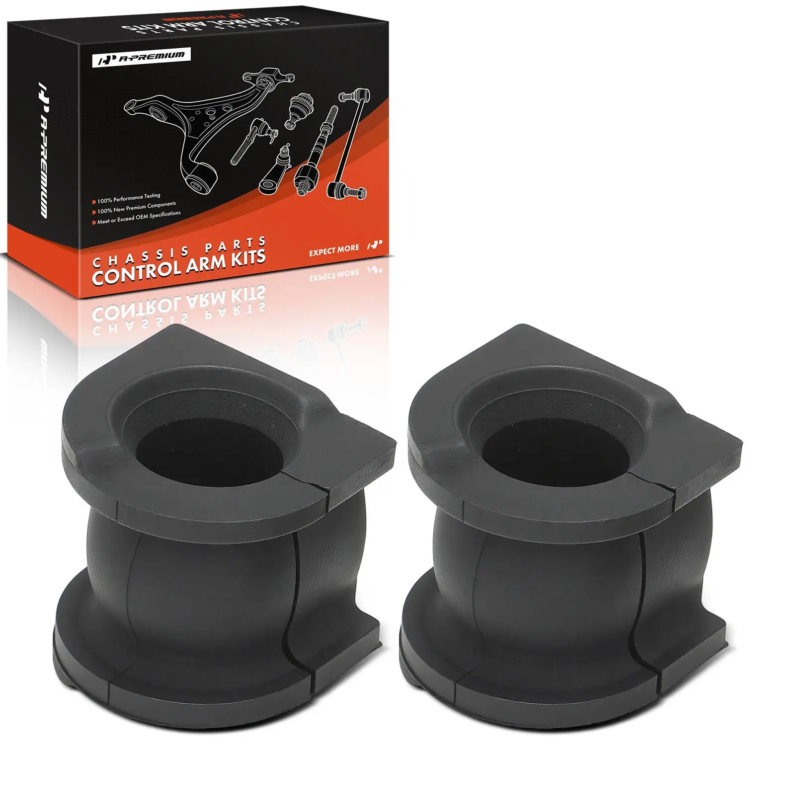 A-Premium 2x Front To Frame Side Sway Bar Bushing for Honda Accord 2008-2012 Crosstour 2012-2015 Acura TSX 2009-2014