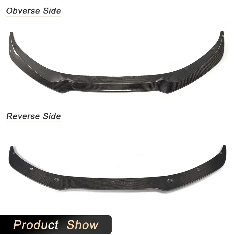 سيارة الجبهة حافة مصد السيارة المفسد ل جاكوار XE سيدان 4-Door 2015-2017 سباق الجبهة الشفاه الذقن المئزر حامي ألياف الكربون/FRP الأسود