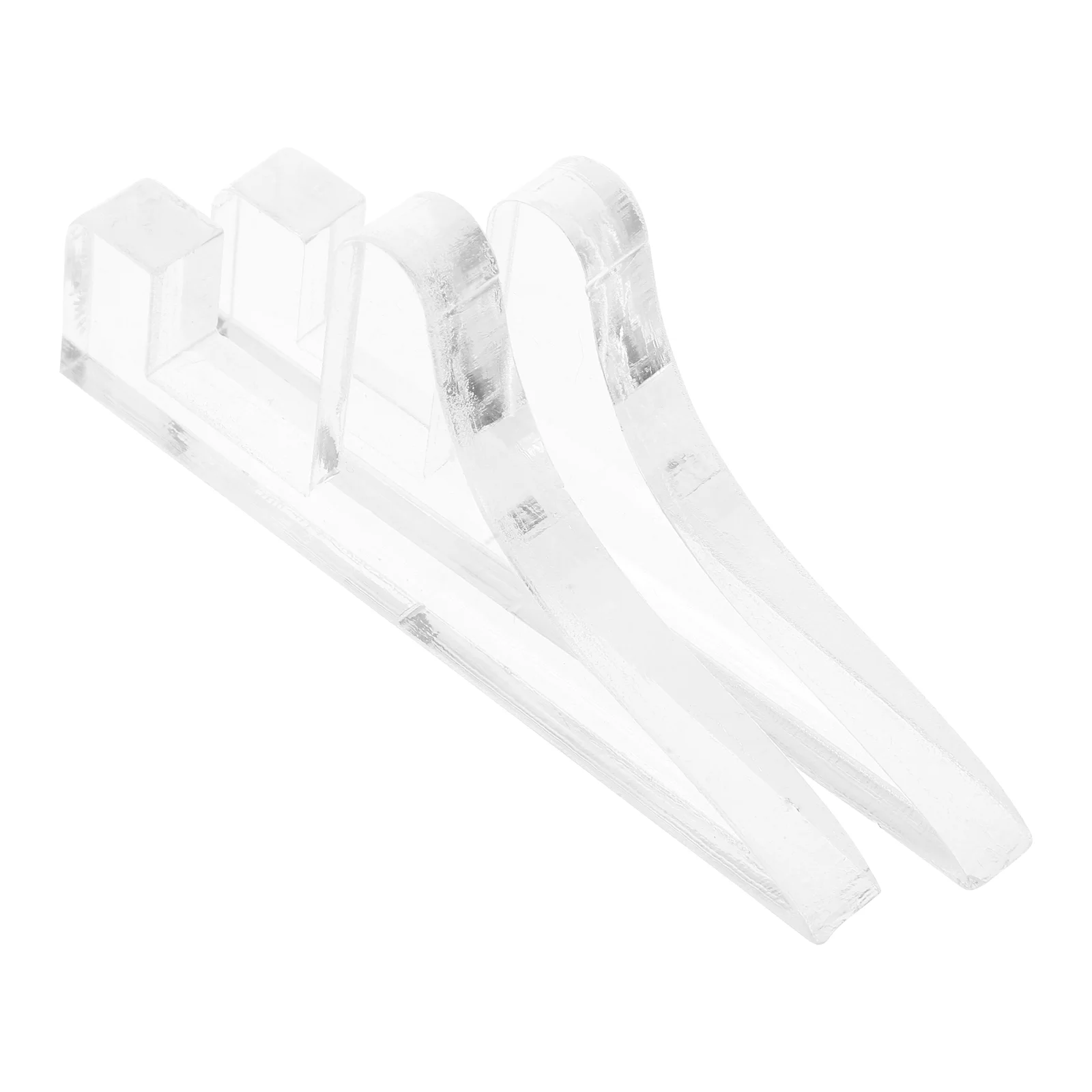 2 Pcs Photo Frame Stand Acrylic Display Stands Clear Ornaments for Crafts Fillable