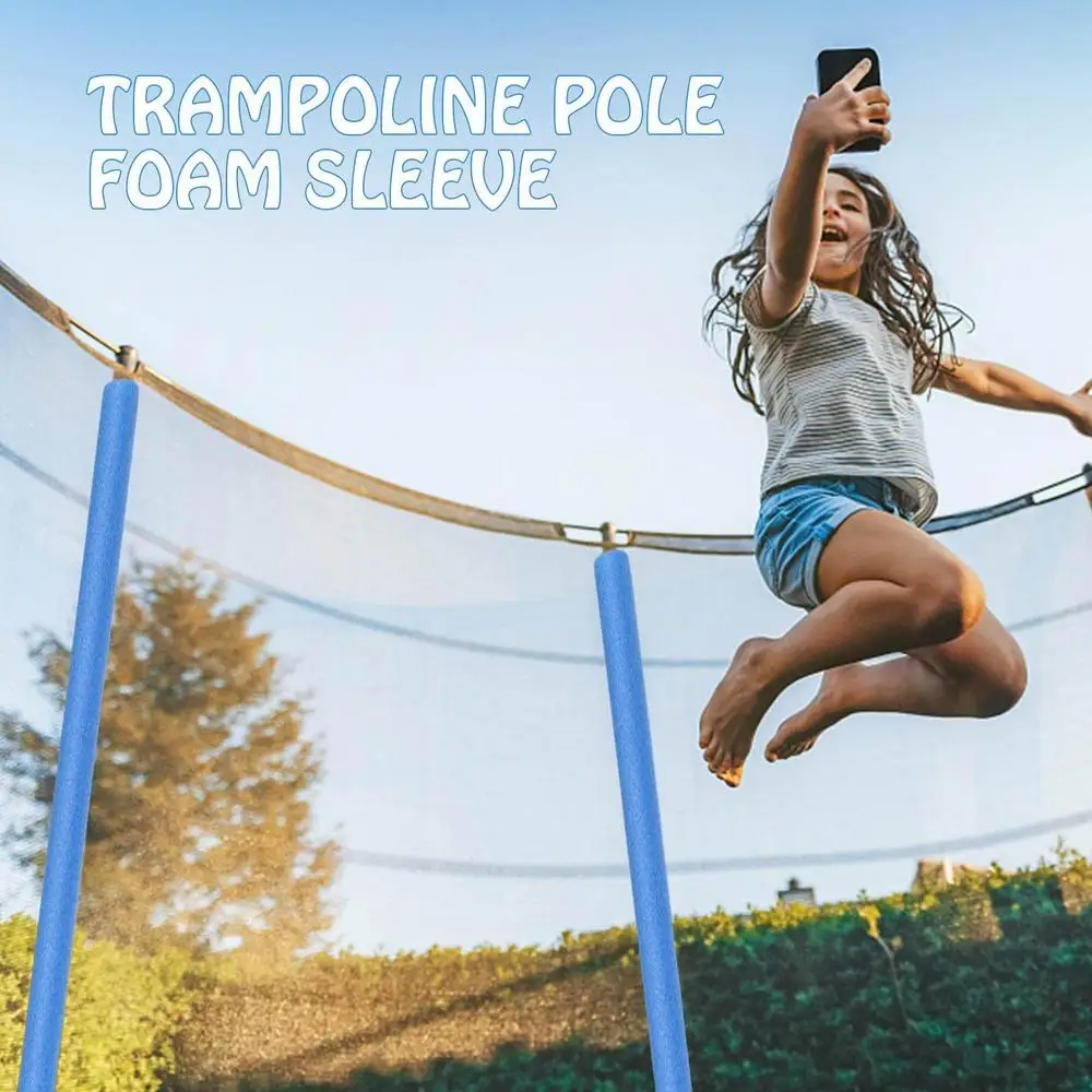 12 Stück Trampoline-Gehäuse, Schaumstoff-Ärmel, Ersatz-Trampoline, Schutzstangen, Abdeckung, Polsterung für Sicherheitsschutz – Detail 11