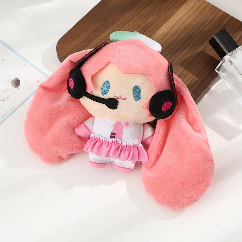 Miku Hatsune Plush Doll Keychain Stuffed Animal Toy Anime Figure Cute Birthday Gift for Girlfriend Mini Limited Edition Kawaii - view 5
