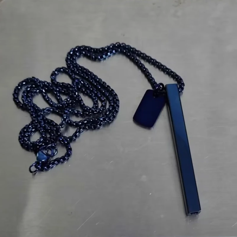 Sifflet de méditation, pendentifs de pleine conscience, collier en acier inoxydable, régulation de la respiration, relaxation du Stress, Yoga, bijoux de fête à la mode