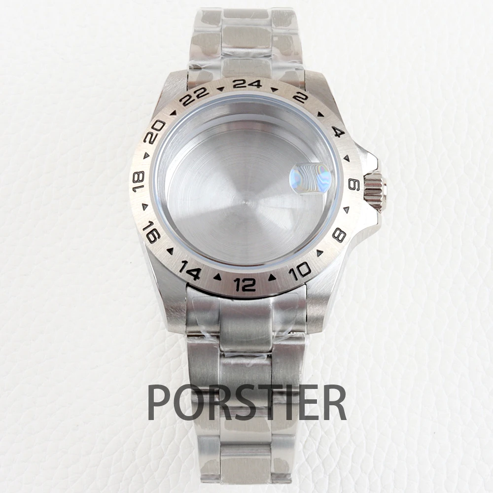 39mm Nh35 Case Waterprof for Explorer NH34 NH35 NH36 NH38 Sapphire Glass Movement 28.5mm Dial Jubilee/Oyster Strap Watch Case