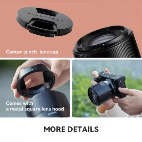 APS-C 56mm F1.8 Large Aperture Portrait Photography Lens for Sony ZE-E10 A7C2 A6700 Fujifilm XF Nikon Z Z30