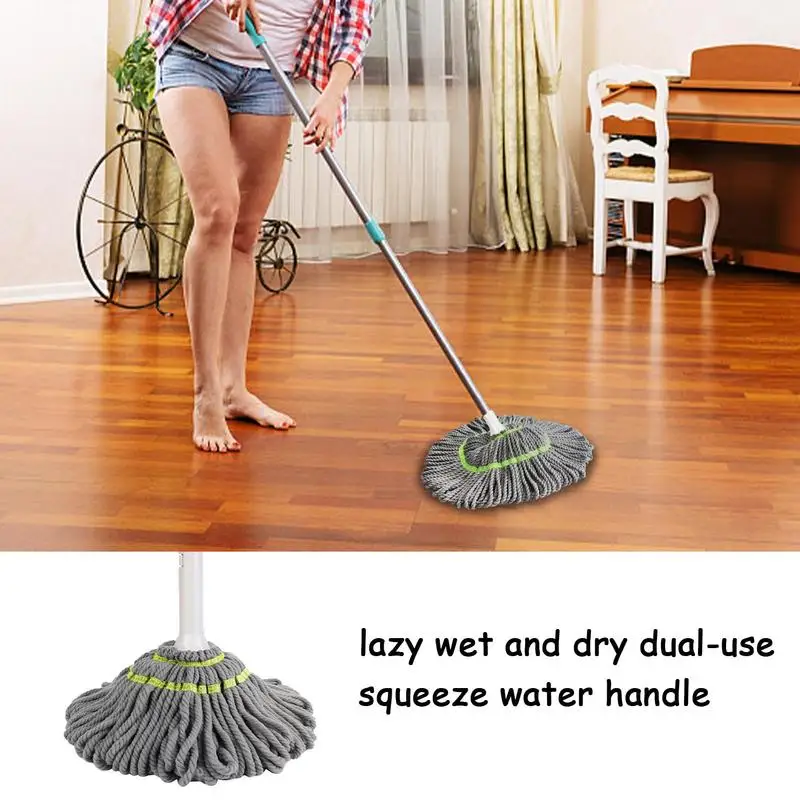 2023 New No Hand Washing Mop Household Mop Floor Cleaning Rotating Self Twisting Water Mop Lazy Person Mop Floor Cleaning Tools