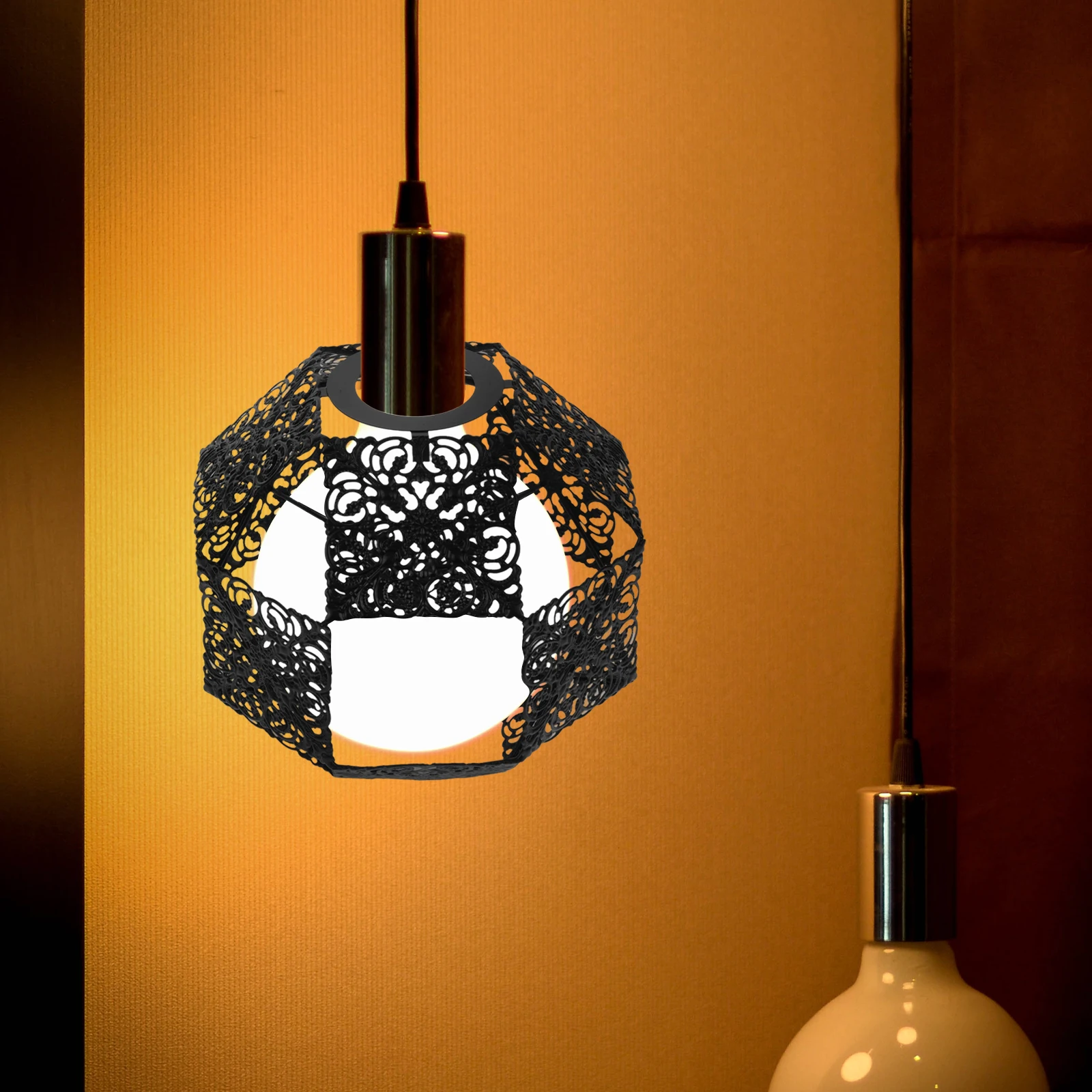 

Industrial Style Lampshades Black Iron Metal Light Shades for Hotel Restaurant Decorative Chandelier Modern Farmhouse Retro