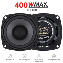 4 Cal 400W 2-Way głośniki samochodowe drzwi pojazdu Auto Audio muzyka Subwoofer Stereo pełny zakres częstotliwości głośników