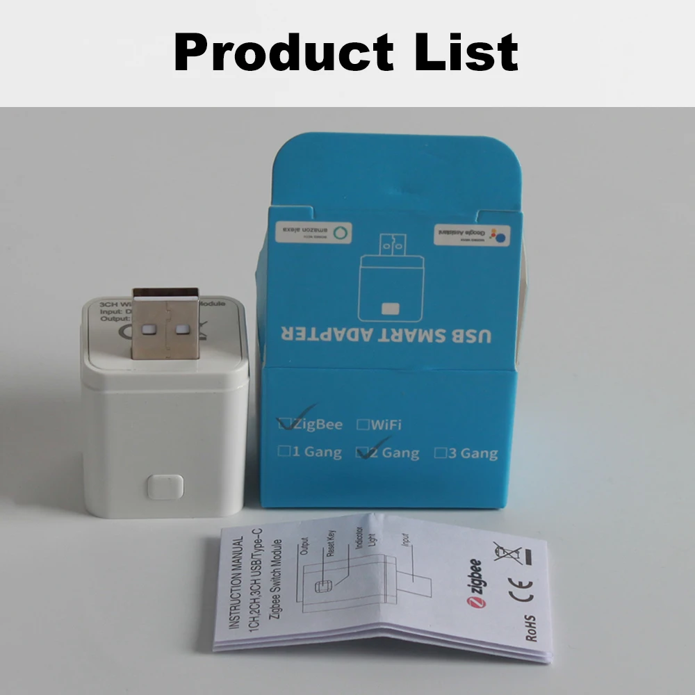 Kompatibel mit Tuya WiFi/Zigbee Smart Micro 1 2 3 USB-Adapter-Schalter 5V Mini-USB-Netzteil für Alexa Google Yandex Alice – Detail 8