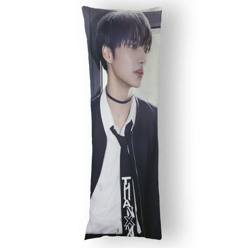 ATEEZ Dakimakura Hugging Body Pillow Case DIY Custom Throw Cushion Pillow Cover 7 Sizes 50X150cm Two Sides