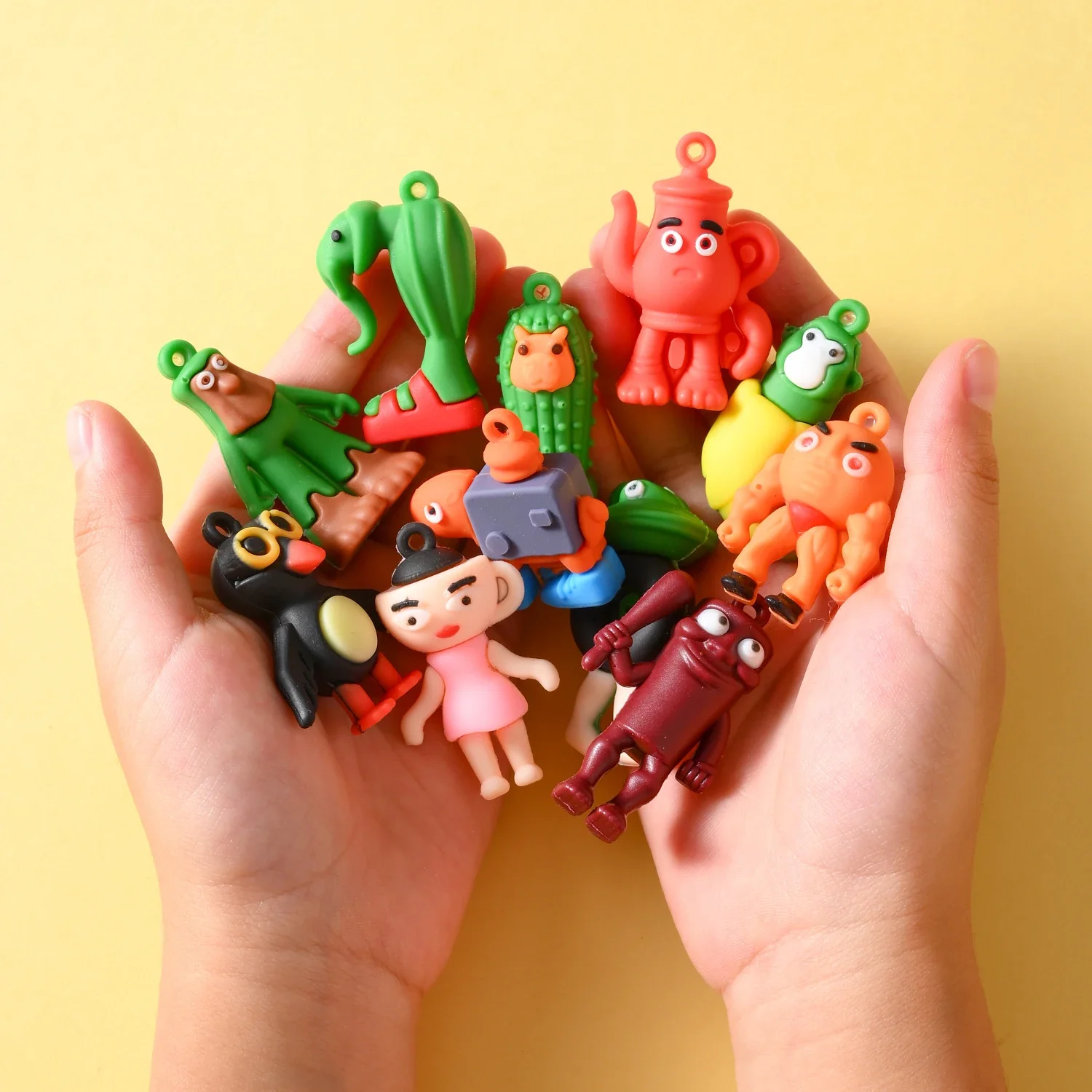 Italiaanse 24PCS Brainrot Blind Box Speelgoed Tungtung Sahur Tralarero Tralala Bombardinocrocodilo Figuren Sleutelhanger Verjaardagscadeautjes