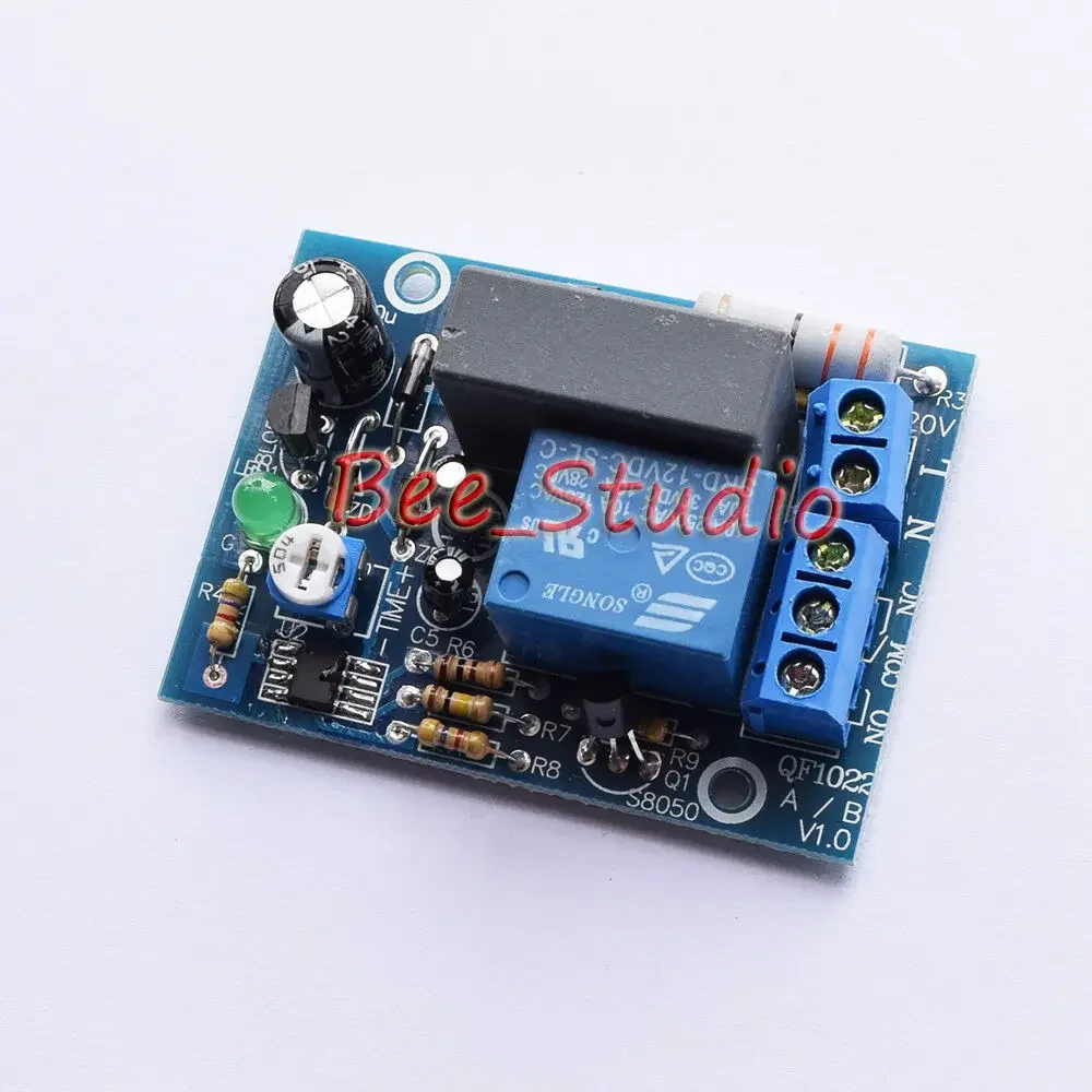 0-10s/ 0-10min/ 0-100min/ 0-10h AC220V 230V Adjustable Timer Delay Switch Turn Off Time Control Relay Module for Lighting Delay