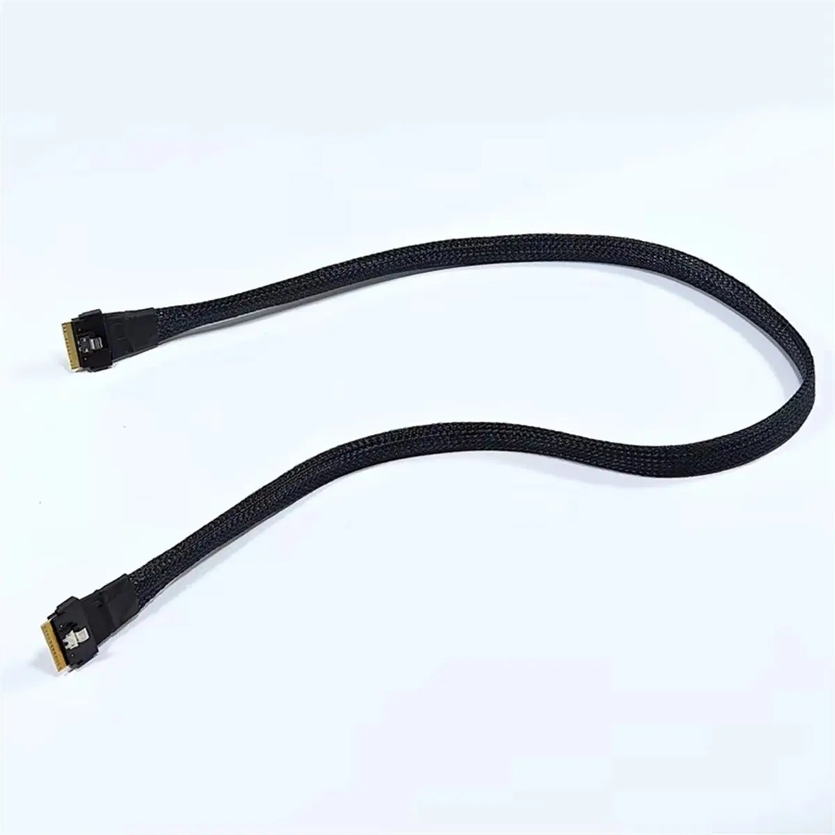 2026 New MCIO to 2 M.2 2280 NVMe Adapter Boards with A-B Cable 75cm for Motherboard External Graphics Card GPU 2.5