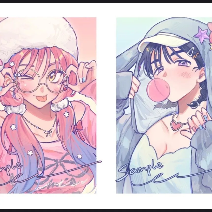 Nuevo producto: mercancía de escenario sexual opuesta casera, cosplay, regalo de tarjeta pequeña Polaroid