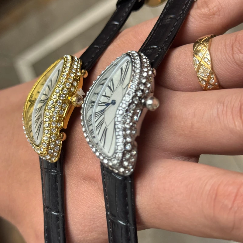Valentine's Day Gift Alien Watch Diamond Melt Twisted Y2K Stylish Vintage Premium Fashion Trendy Hot