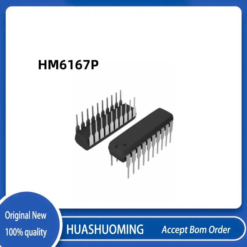 10Pcs/Lot HM6167P    6167  HM6167 DIP20