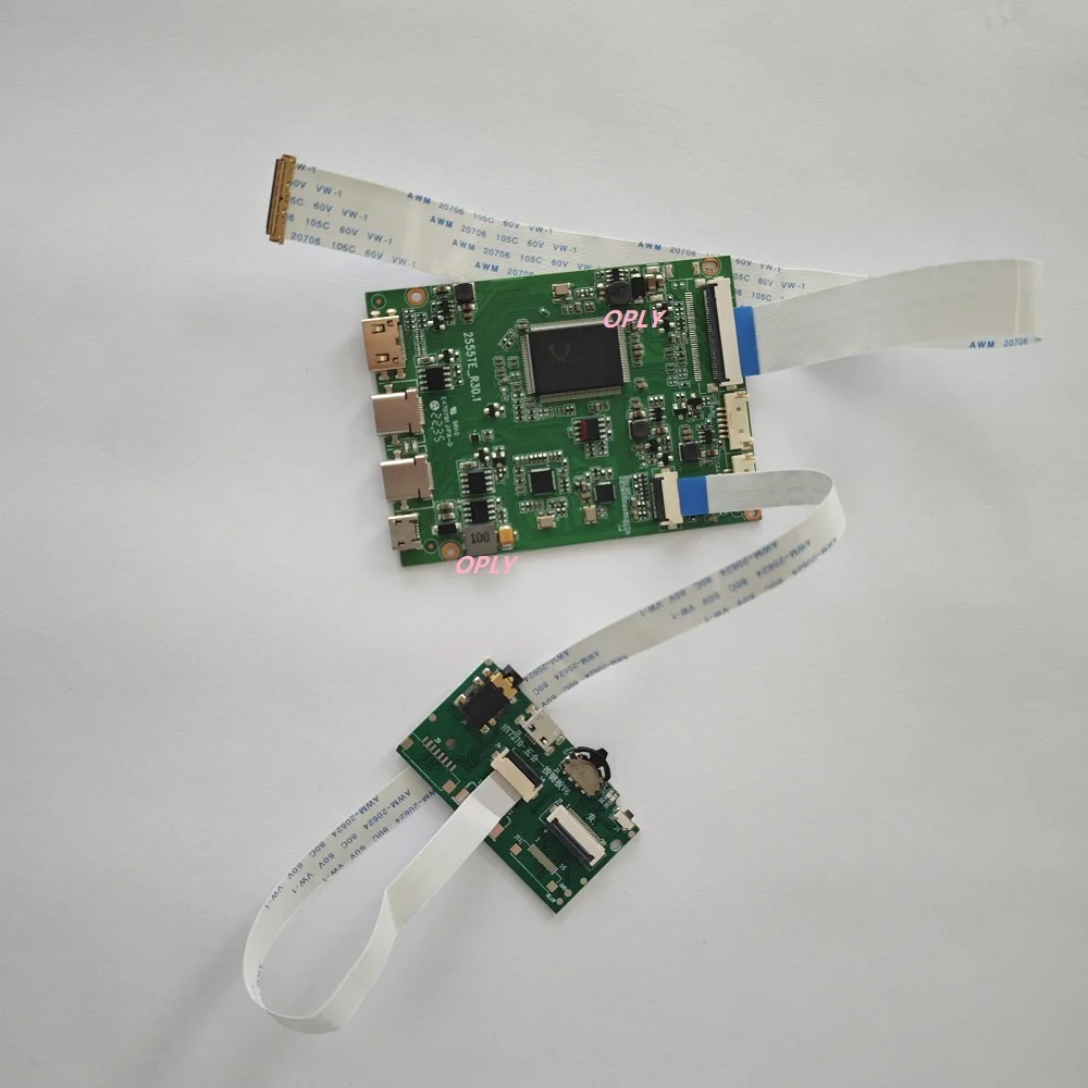 

2 TYPE C Mini HDMI-совместимая плата контроллера EDP для LP156WHA-SPA2 LP156WHA-SPA1 15,6 "1366×768 светодиодный экран панели DIY
