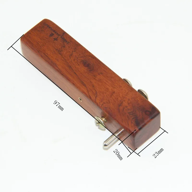 High-quality piano repair and tuning special tools pure solid wood string buckle making tools high-end mahogany material.