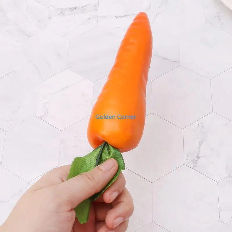 E15D Carrot Carrot Simulation Fake Vegetable Photo Props Home Kitchen