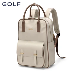 GOLF Backpack Handbags for Women Retro Female laptop Backpack Vintage Looking Travel Back Pack Bag Commuter 15 inch waterproof