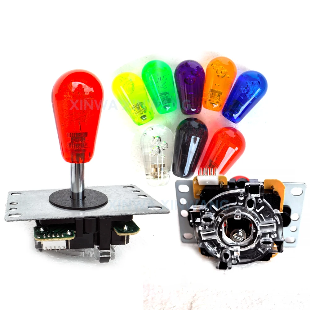Game Player DIY SANWA Arcade Kit für PC Raspberry Pi mit LED-Druckknopf American Style Joystick USB Encoder Kabel Mame Pandora – Detail 8