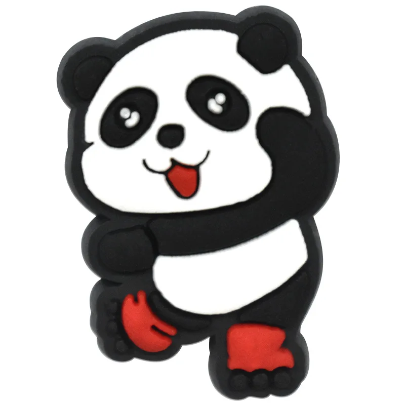 panda series characters animal shoe buckle charms accessories decorations for wristbands bracelet clog for boy party Christmas