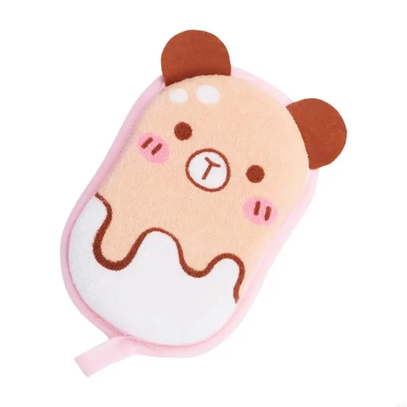 A5YC 0 ถึง 3 ปีทารก Bath Scrubber ฟองน้ำอาบน้ำเด็กสบายทำความสะอาดนุ่มและดูดซับสำหรับ Tender Skin Care