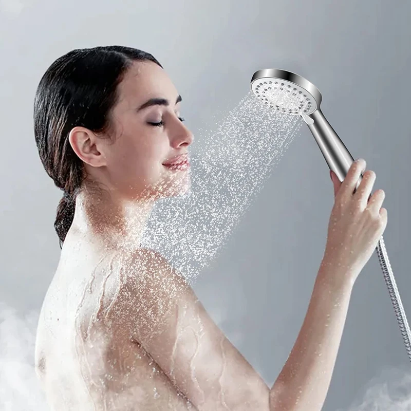 Shower Heads, High Pressure Rainfall And Handheld Shower Head Combo, 3 Mode Detachable Dual Shower Head For Bath