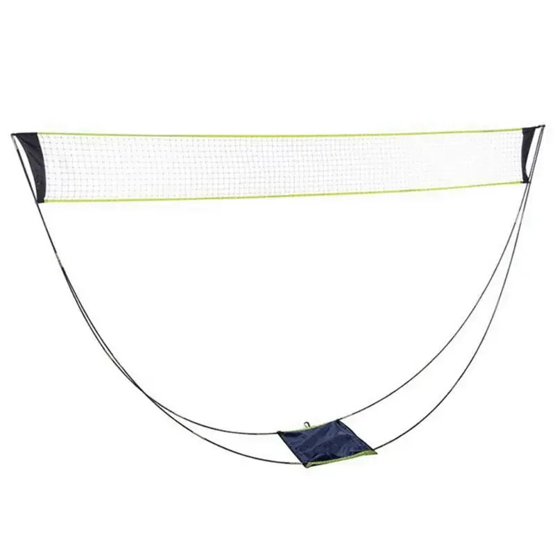 

Outdoor Volleyball Net Folding Adjustable Volleyball Badminton Tennis Net Stand Pole Net Beach Grass Outdoors F2TC