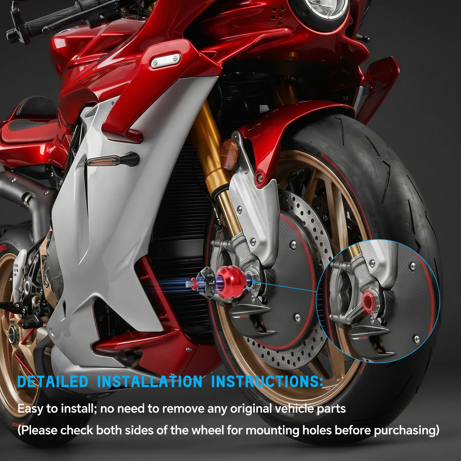 versys650 versys1000 Motorcycle CNC Front Wheel Axle Fork Crash Sliders Cap Protector Pad For VERSYS650 VERSYS1000 2017-2025
