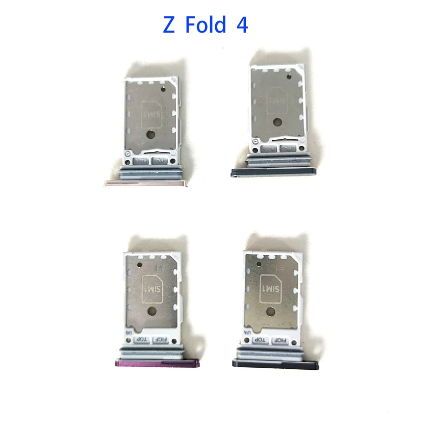 1Pcs For Samsung Galaxy Z Fold 5 Fold 2 Z Fold 3 Fold 4 5G  SIM Card Tray Slot Holder Adapter Socket Repair Parts