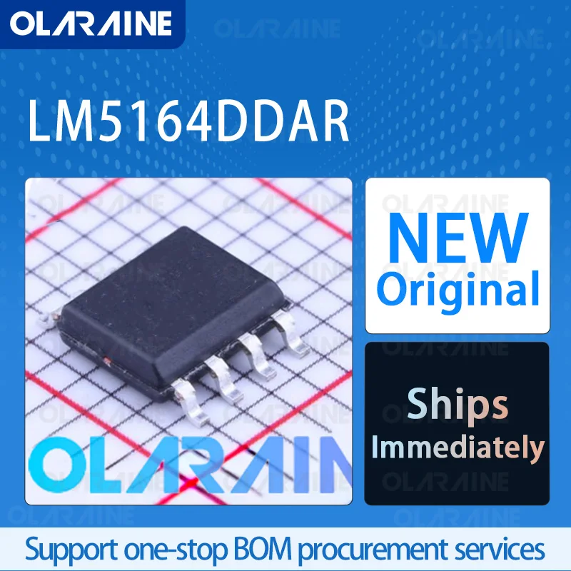 

5/10/100Pcs LM5164DDAR SOP-8 original ic chip Switching regulators RoHS Voltage 90 V Current 1 A 1 Output