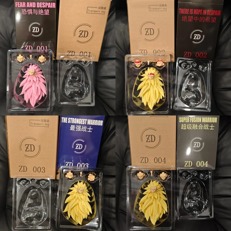 

In Stock Zd Dragon Ball Super Saiyan 3 Head Sculpt Multiple Styles Action Figure Replacement Parts For Anime Collection Display