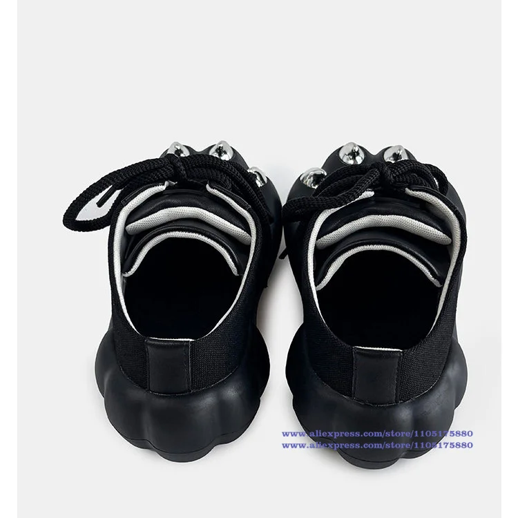 Bear Paw Shape Lace-Up Sneakers Thick Sole Casual Shoes Funny Novelty Fashion Unique Casual Shoes Trendy Luxury Women's Shoes