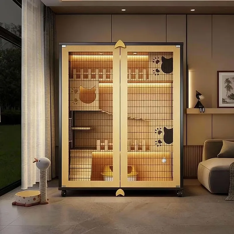 

ultra free space, door-to-door installation by home delivery master, log color 120 * 60 * 120-iron mesh villa model