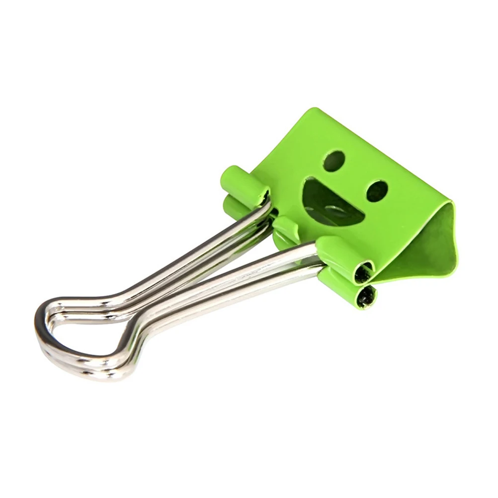 80 Peças de Clips de Papel com Forte Poder de Fixação, Clips Coloridos para Material Escolar, Casa e Escritório