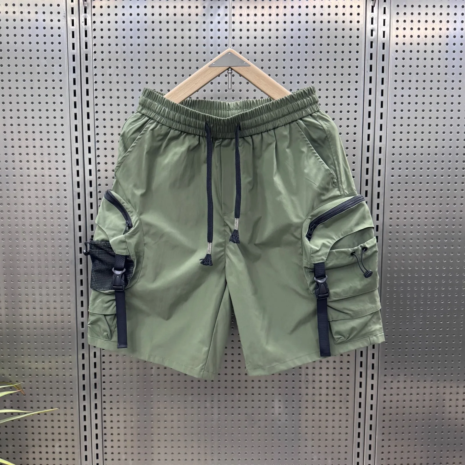 

Мужские шорты для инструментов, летние легкие и свободные брюки большого размера с пятью точками, объемный большой карман