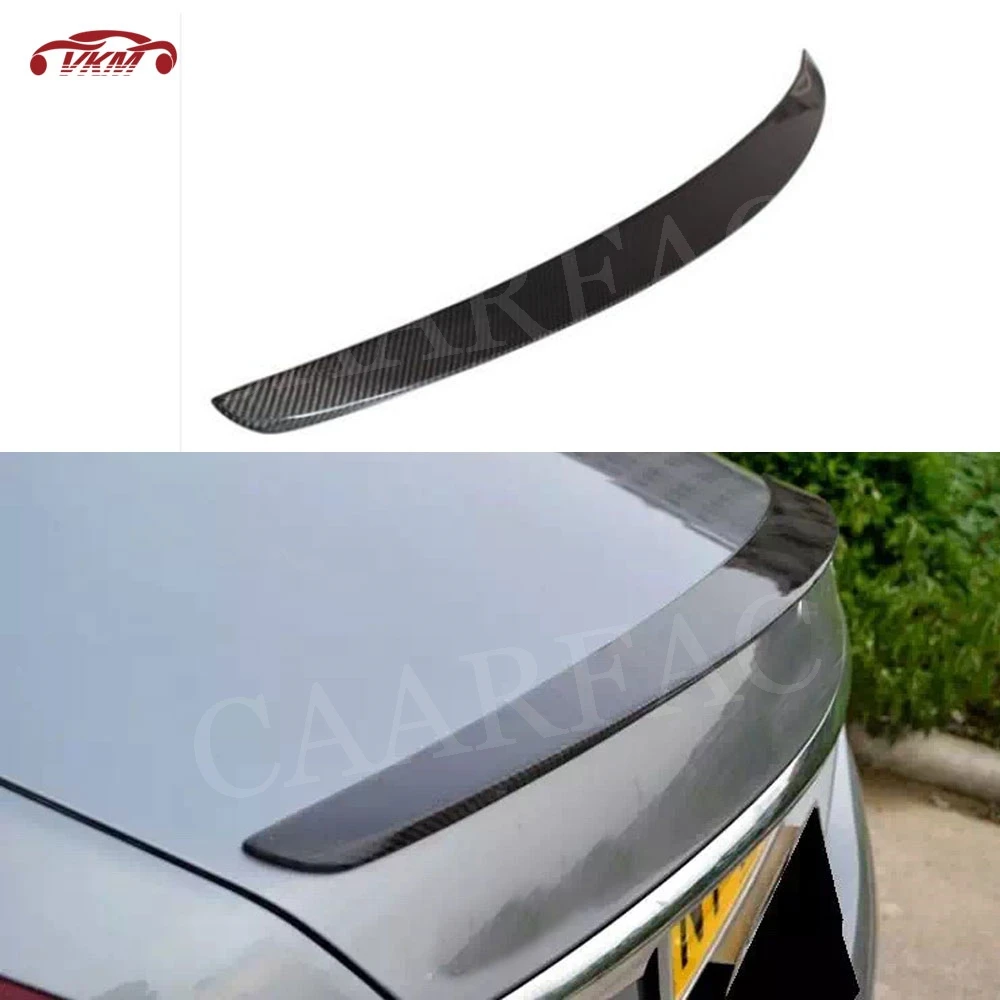 

For W222 Carbon Fiber Rear Boor Spoiler Wings for Mercedes Benz S Class W222 Spoiler 4 Door S400 S500 S600 S63 S65 AMG 2014-2017