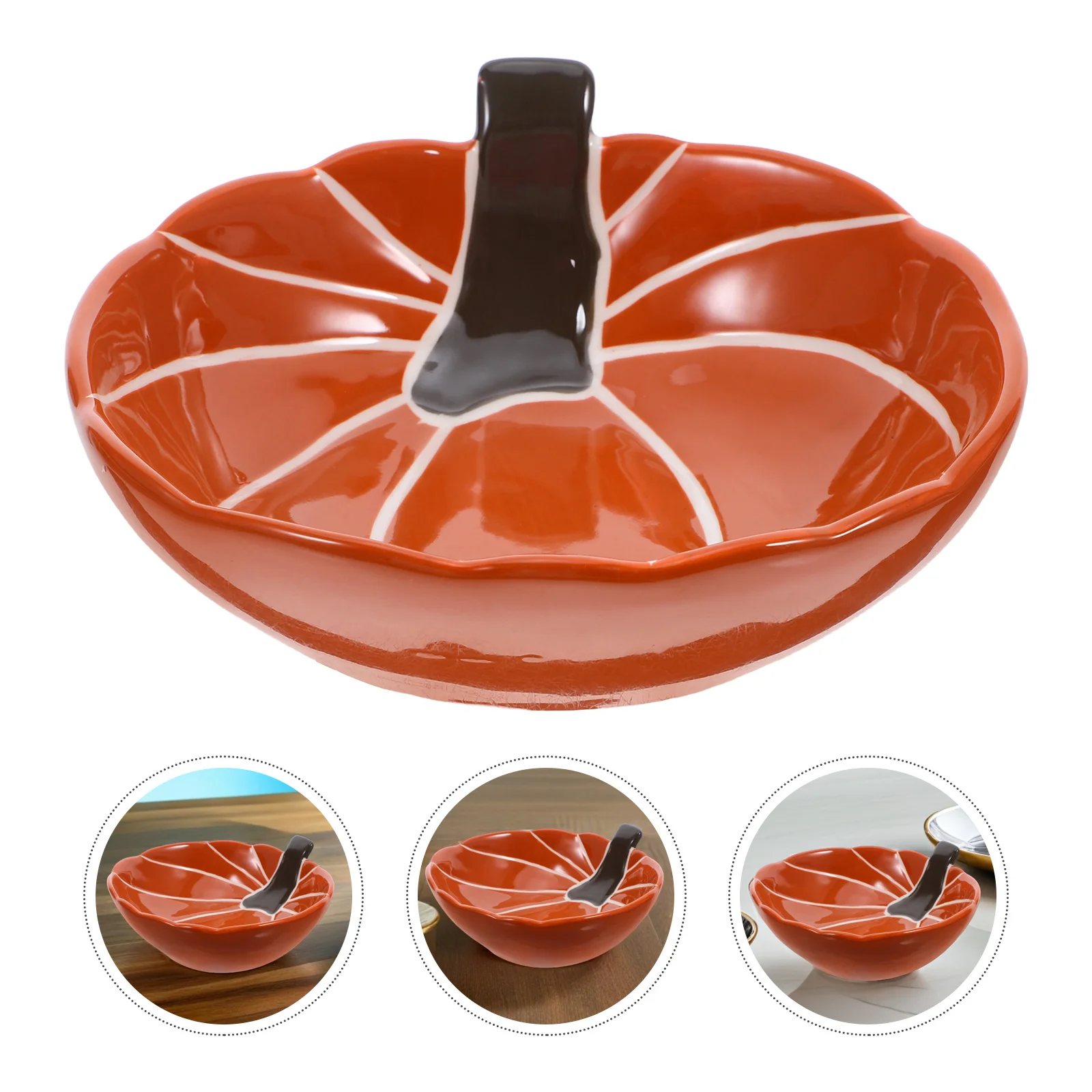 

Ceramic Tableware Fall Halloween Dishware Decoration Breakfast Plate Thanksgiving Plates Serving Platter