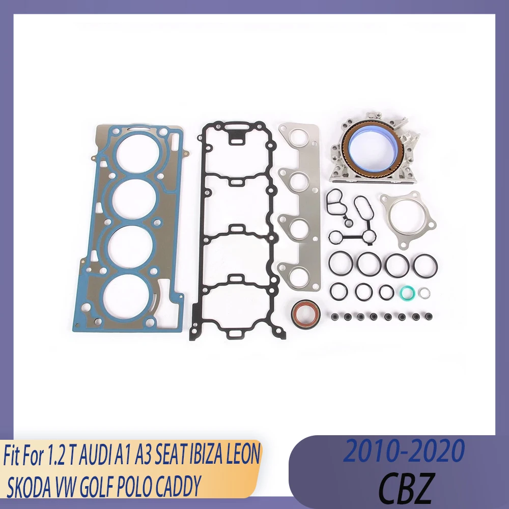 Engine Part Cylinder Head Full Gasket Set Kit Fit 1.2 T Gas 10-20 CBZ For AUDI A1 A3 SEAT IBIZA LEON SKODA VW GOLF POLO CADDY