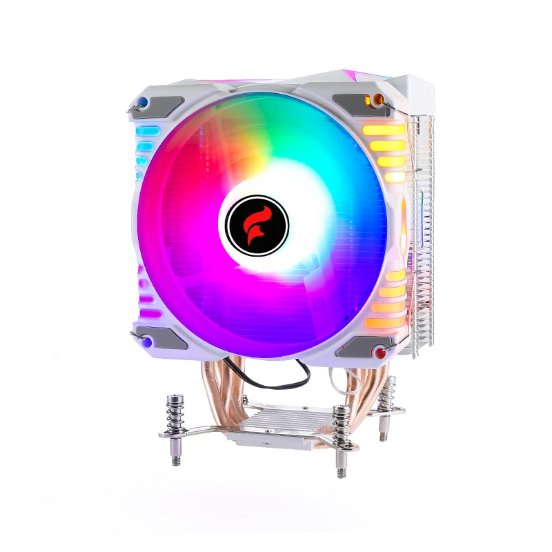 HNHU Compatible Intel i3/i5/i7/i9/x79/x99/E5 4/6 Heat Pipe 120mm Argb PC Fan Cpu Cooler Processor install LGA2011 115x 1200 1700