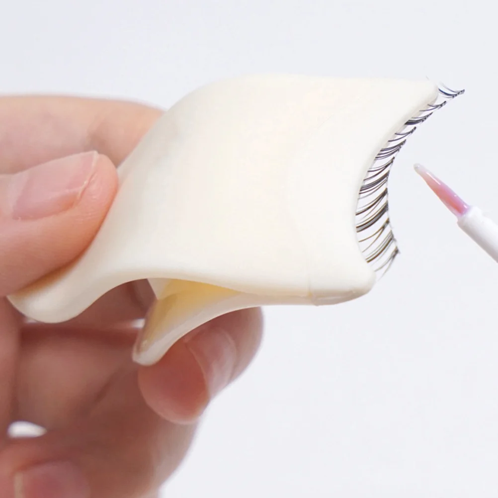 4 szt. Pęsety do rzęs Aplikator do sztucznych rzęs Plastikowy klips pomocniczy do przedłużania rzęs do noszenia sztucznych rzęs Makijaż