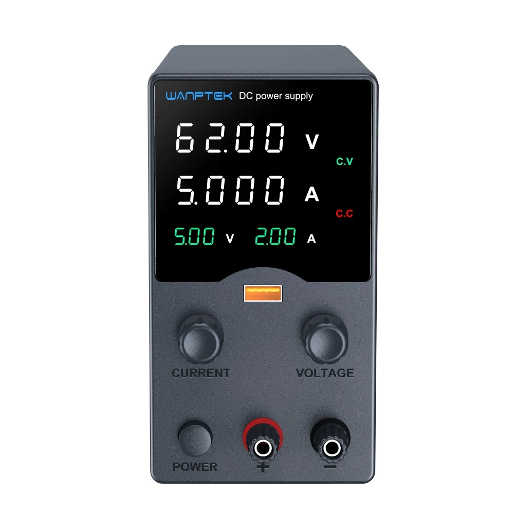 wanptek GA605H 0-62V 0-5A 310W Lab DC Switch Power Supply Adjustable Variable Regulator Power Supply for Phone Repair Charge