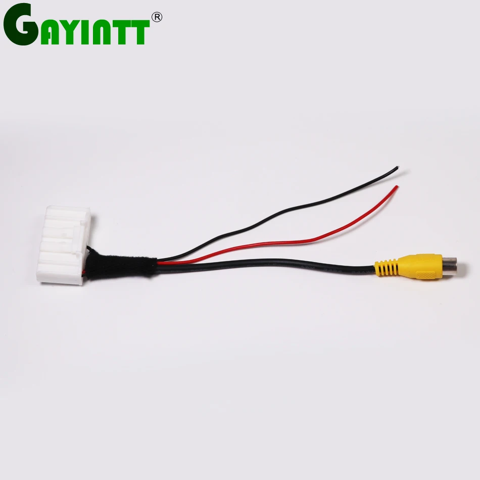 

GAYINTT 32-Pins Parking Reverse Rear Camera Video Plug Converter Cable Adapter For Nissan Qashqai X-Trail Car Head Unit