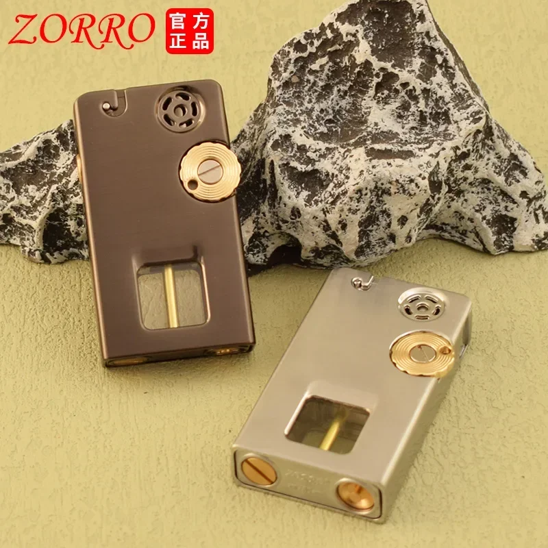 Zorro 785 Kerosene Lighter Transparent Warehouse Esprit Creative Windproof One Button Press Ignition Lighter Wholesale