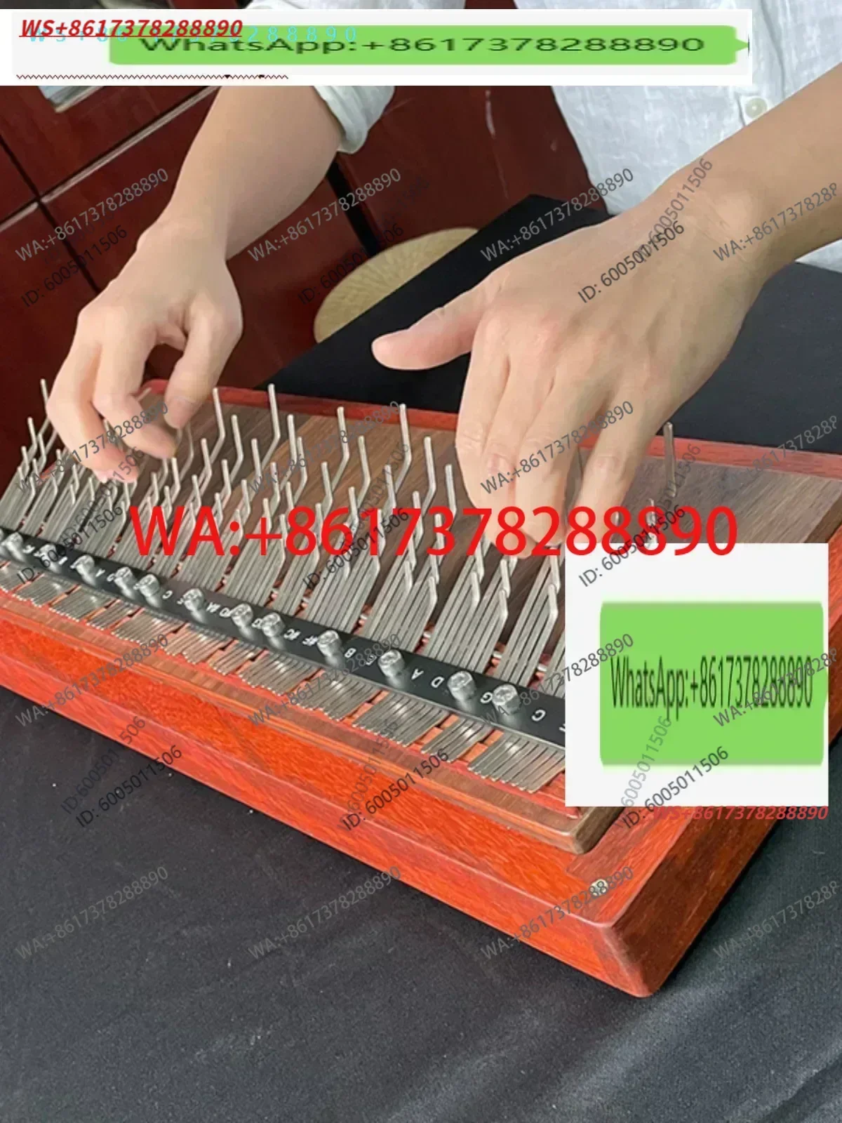 Array MBIRA Professional Thumb Piano Kalimba Five-finger instrument  590x230x150mm