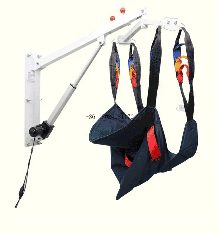 System Lifting Crane Device for Paraplegic Disabled Wall Mounted Electric Patient Lift