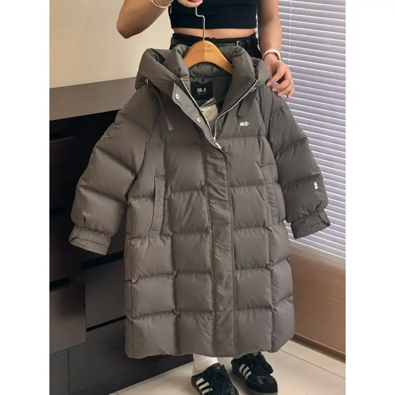 

Autumn and Winter Girls' Fashion Warm Down Jacket New Medium and Large Children's Thick Coat Kids Parka Cotton Clothes