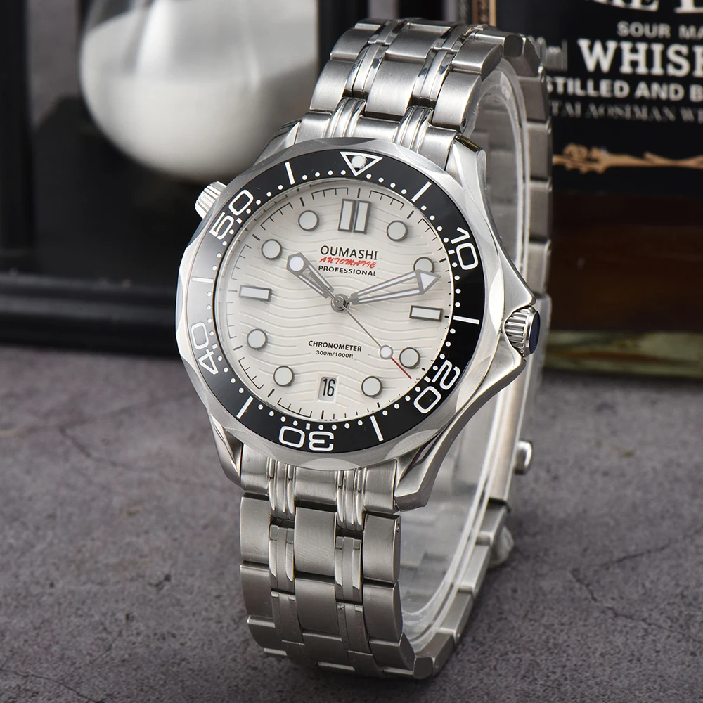 42mm Uhrengehäuse NH35 Luxus-Herrenuhr Saphirglas für NH35 Automatisches Mechanisches Uhrwerk Herrenuhr